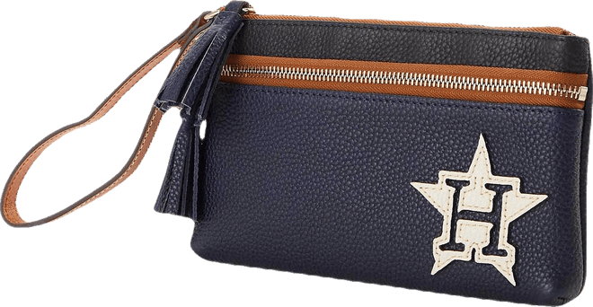 Women's Houston Astros Infield Double-Zip Wristlet