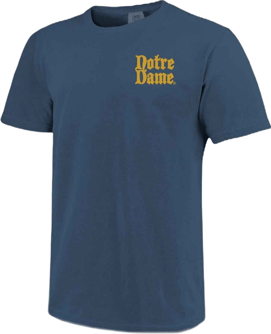 Men's and Women's Navy Notre Dame Fighting Irish Hyper Local Celtic Tartan Campus T-Shirt