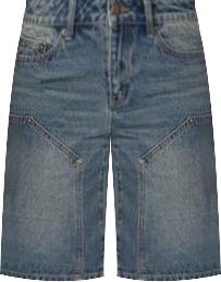 Women's Carpenter denim bermuda shorts
