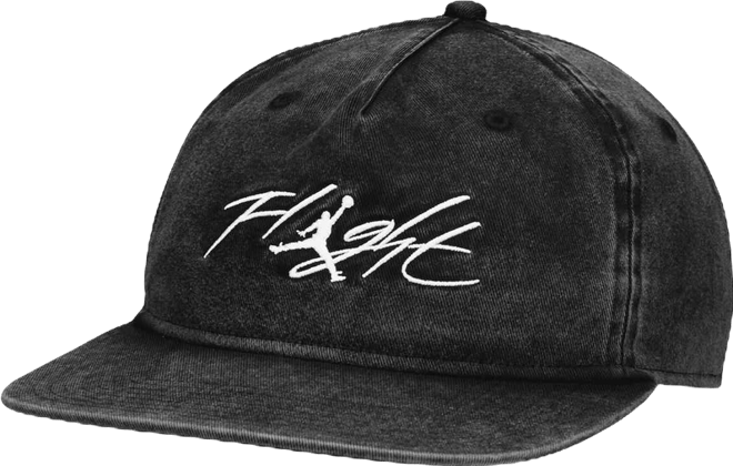Men's and Women's Black Flight Pro Adjustable Hat