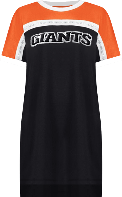 Women's Black/Orange San Francisco Giants Circus Catch Sneaker Dress