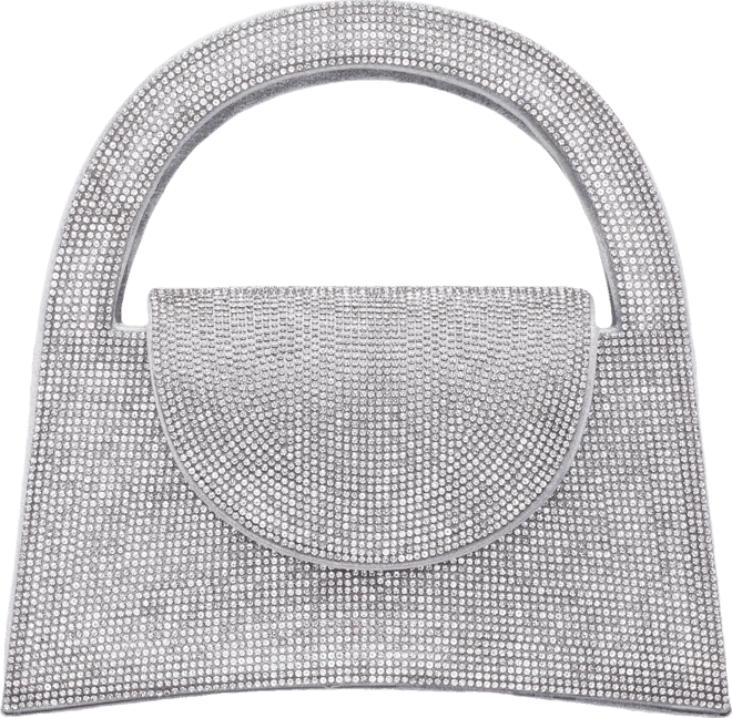 All Over Crystal Satchel Bag