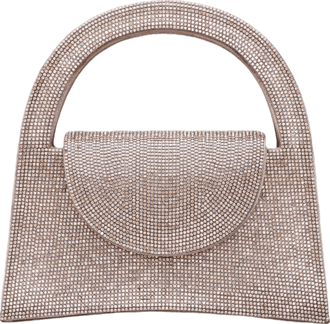 All Over Crystal Satchel Bag