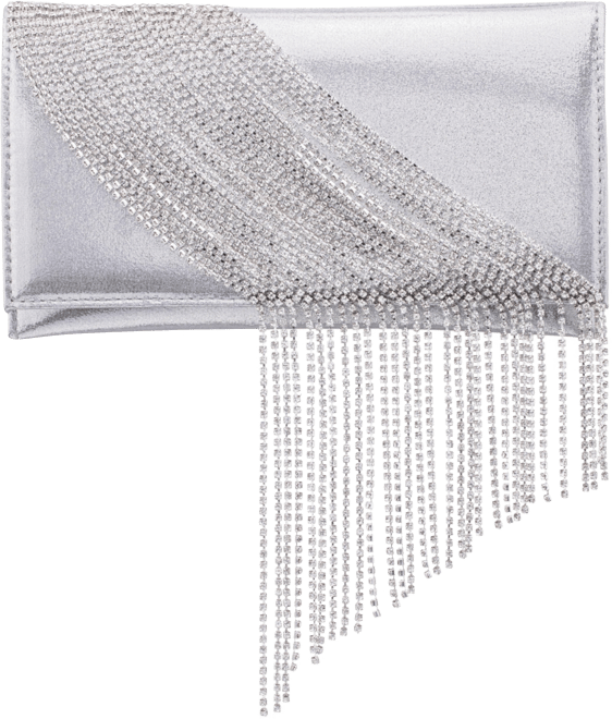 Crystal Chain Slim Envelope Clutch
