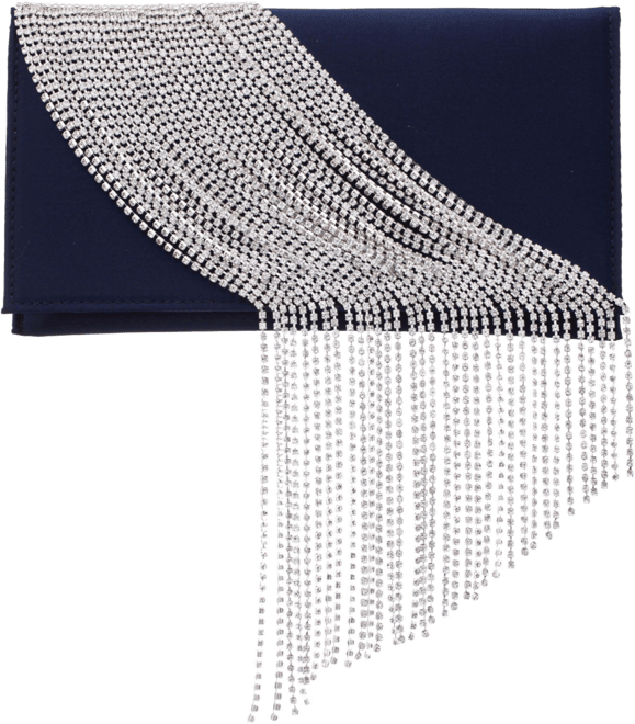Crystal Chain Slim Envelope Clutch