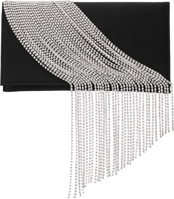 Crystal Chain Slim Envelope Clutch