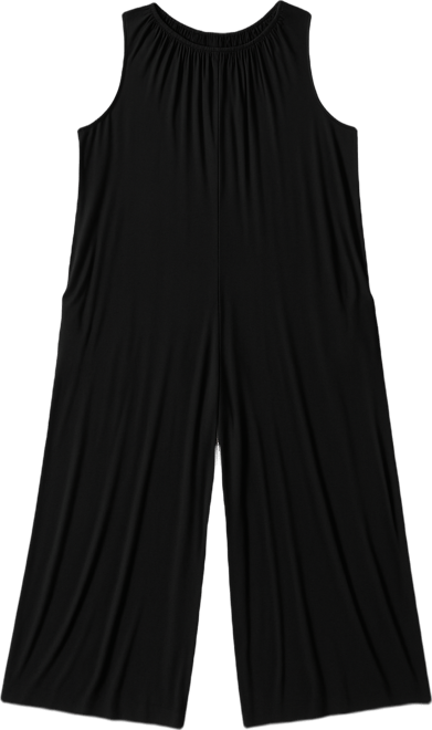 Plus Size Olson Wide Leg Pocket Jumpsuit
