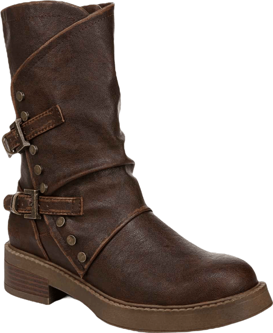 Women's Venice Mid Calf Block Heel Boots