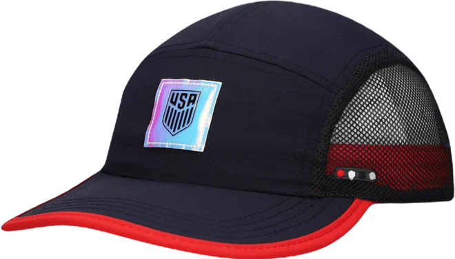 Men's and Women's Navy Usmnt Marathon Racer 2.0 Adjustable Hat