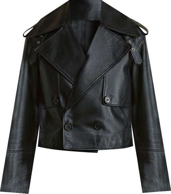 Women's Leather Jacket, Black