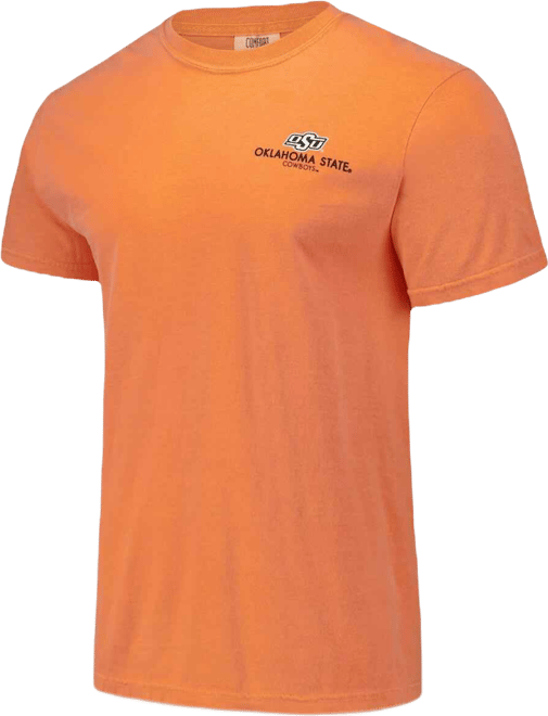 Men's and Women's Orange Oklahoma State Cowboys Scenic Comfort Colors T-Shirt