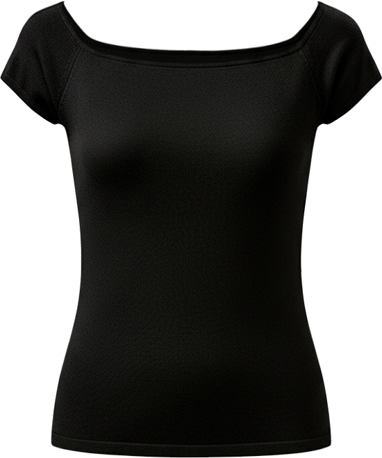 Off-Shoulder Silk Sweater Top for Women