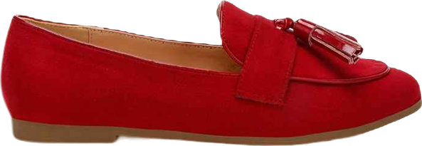 Folklore Micro Suede Tassel Womens Loafers Women