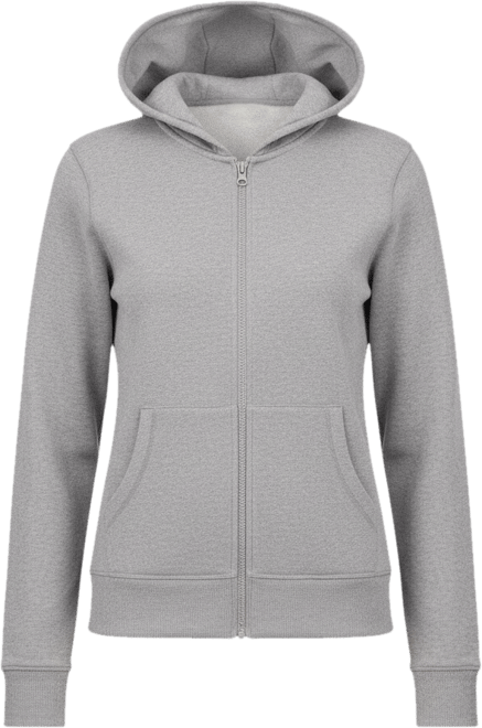 Women's Organic Cotton Cloud Brushed Fleece Zip Hoodie