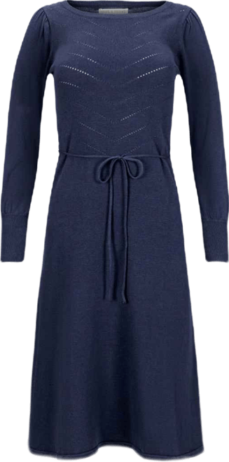 Women's Organic Bellow Sleeve Pointelle Sweater Dress