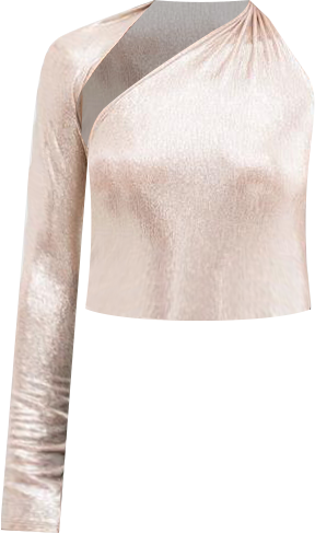Women's Manhattan Metallic One Shoulder Top