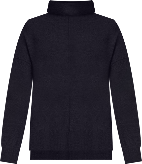 Women's Relaxed Roll Neck Wool & Cashmere Sweater