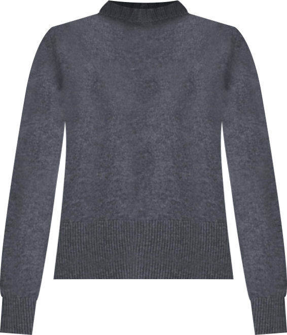 Women's Wool & Cashmere Cropped Sporty Sweater