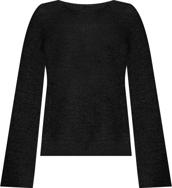 Womens Drop Shoulder Light Knit Sweater