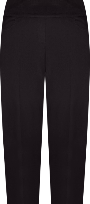 Plus Size Tech Stretch Full Length Pant with Elastic Waistband