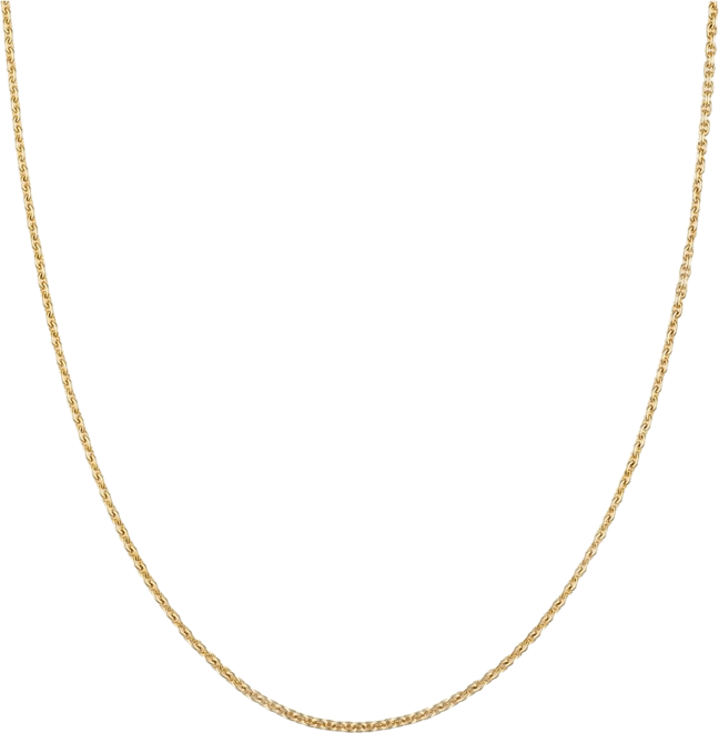 Women's Rolo Chain Necklace in 14k Gold-Plated Sterling Silver with Extender