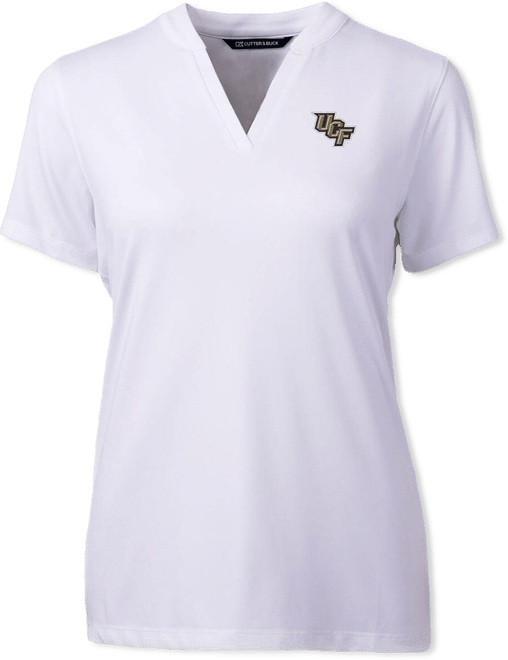 Women's White Ucf Knights Forge Blade V-Neck Top
