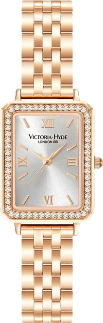 Women's Crystals Stainless Steel Bracelet Watch 22×28mm Westminster Victoria Hyde
