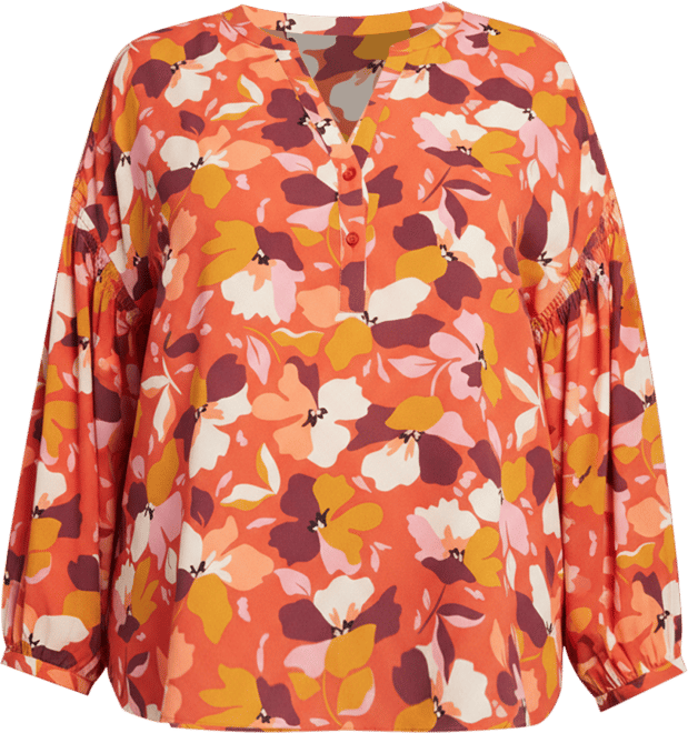 Plus Size Paulina Peasant Blouse