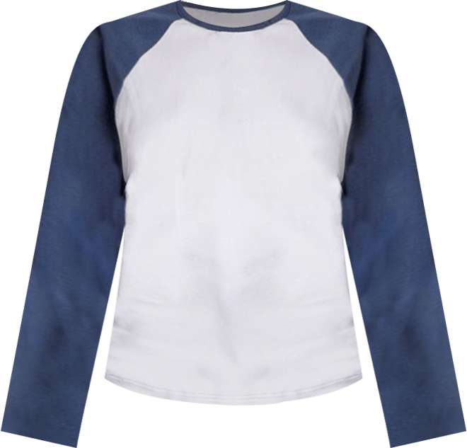 Womens Oversized Raglan Long Sleeve T Shirt