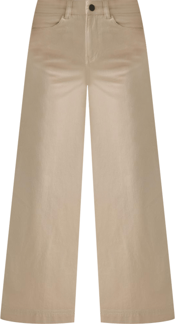 Women's Organic Cotton Stretch Twill Denim Wide Leg Pant