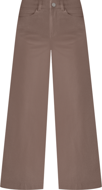 Women's Organic Cotton Stretch Twill Denim Wide Leg Pant