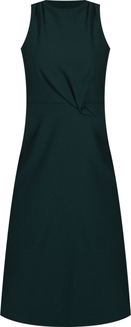 Women's Sleeveless High-Neck A-Line Dress