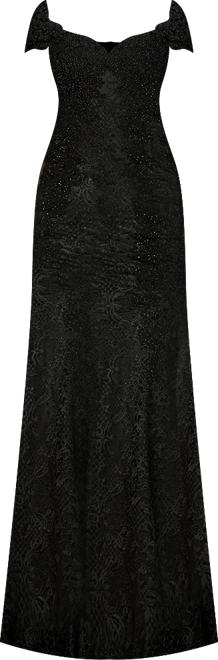 Women's Fitted Lace Mermaid Gown