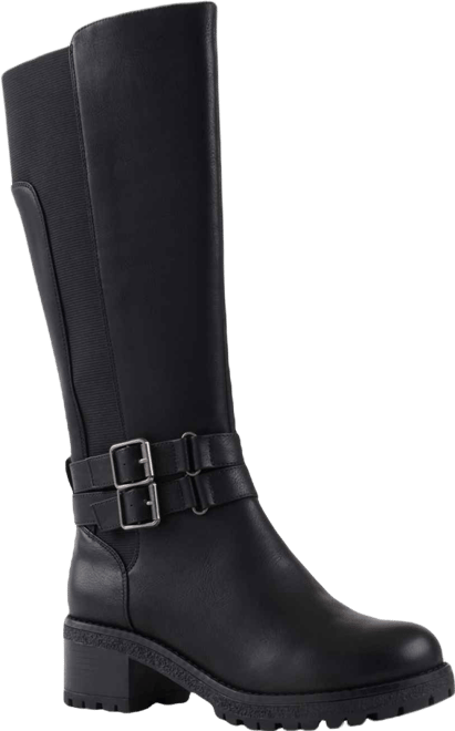Women's Jonah Lug Sole Block Heel Knee High Boots