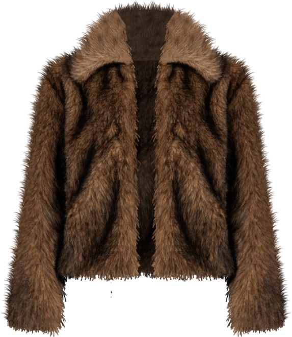 Womens Mob Wife Faux Fur Jacket