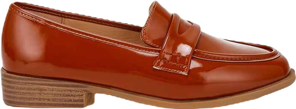 Mogul Penny Strap Detail Womens Loafer