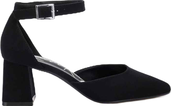 Rozita Microfiber Block Heel Sandals Women