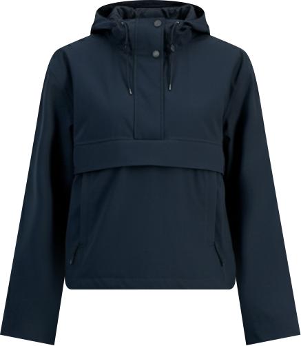 Women's Short Zip-Front Waterproof Raincoat