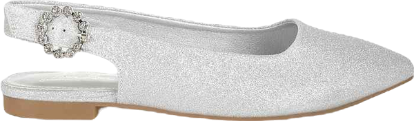 Giora Glitter Slingback Flat Womens Sandals Women