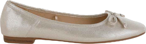 Agshin Metallic Ballet Flats Women