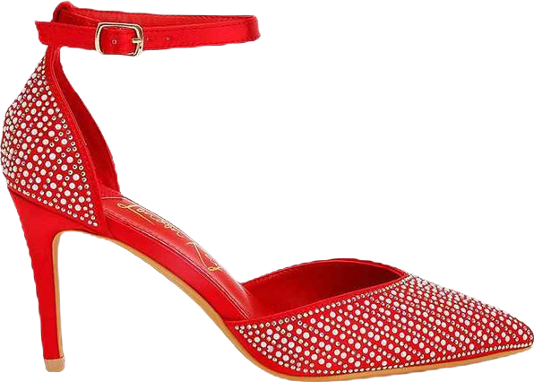 Wanda Pearls & Sequins Embellished Stiletto Sandals Women