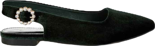 Dolan Velvet Slingback Flat Womens Sandals Women