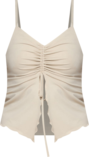 Women's Landon Drawstring Split Front Top