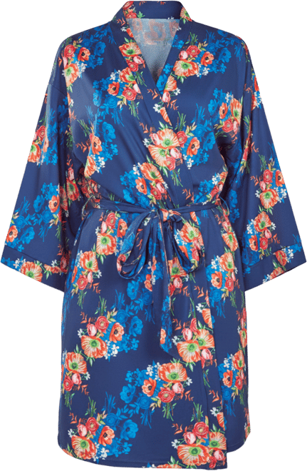Women's Floral Microfiber Robe