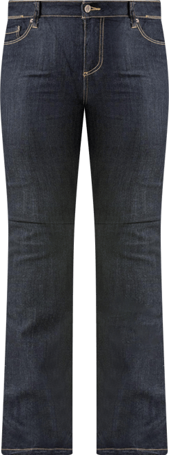 Plus Size Curvy Fit Stretch Denim Slim Boot Cut Jeans