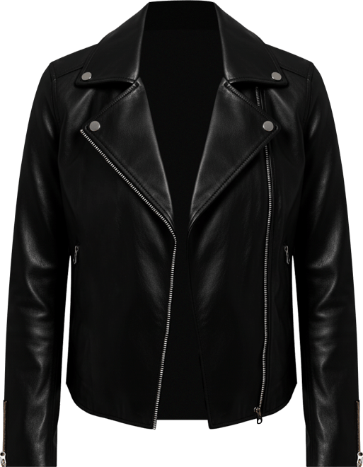 Women's Leather Jacket, Black
