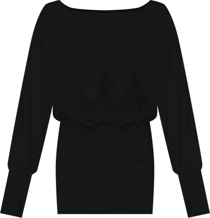 Womens Eve Off Shoulder Knit Mini Dress