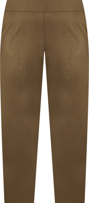 Plus Size Spice It Up Solid Faux Suede Pants