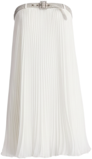 Women's Jemny Pleated Chiffon Trapeze Mini Dress