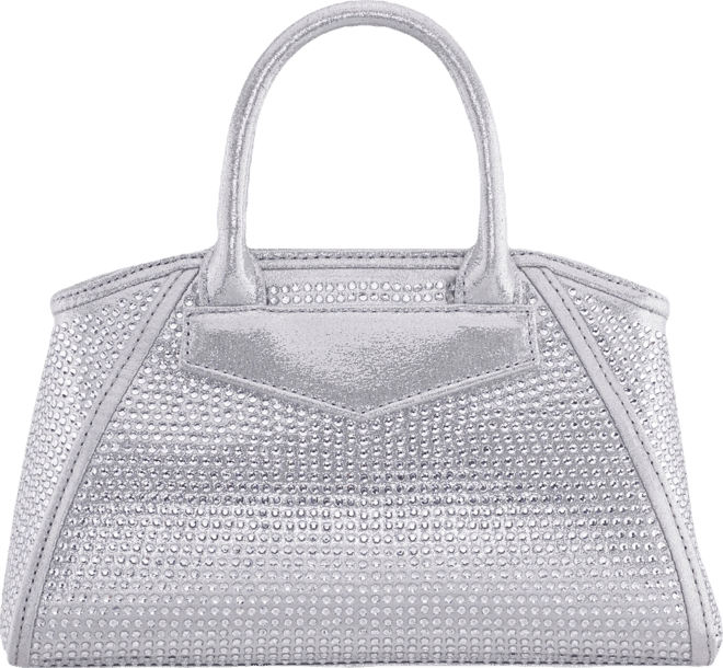 All Over Crystal Satchel Bag